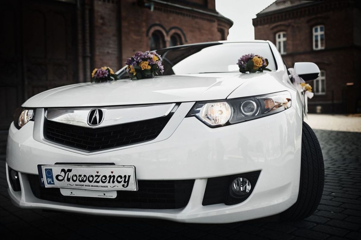 Samochód do ślubu - Oświęcim biały Acura Tsx 