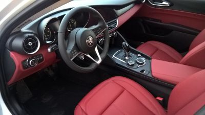 Samochód do ślubu - Rzeszów biały Alfa Romeo Giulia 