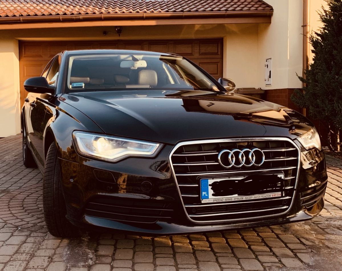 Samochód do ślubu - Rybnik czarny Audi A6 