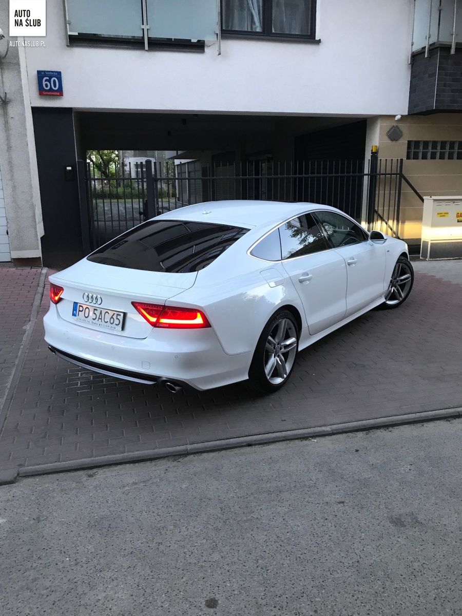 Audi A7 SLINE QUATTRO 3.0 Auto do ślubu, samochód do ślubu