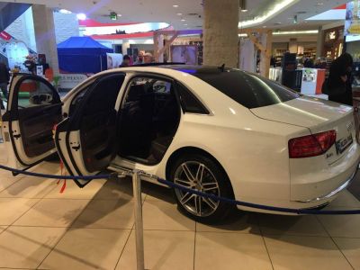 Samochód do ślubu - Płock biały Audi A8 LONG 