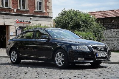 Samochód do ślubu - Kraków czarny Audi A6 