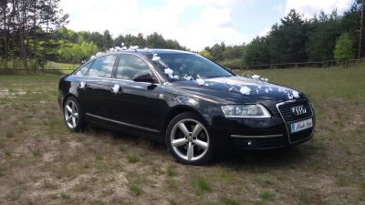 Samochód do ślubu - Siemianowice Śląskie czarny Audi A6 3.2