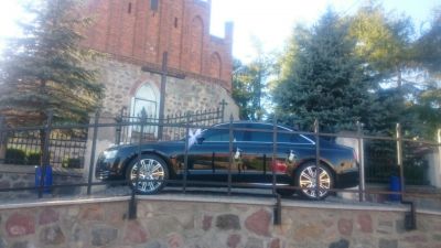 Samochód do ślubu - Płock czarny Audi A8 