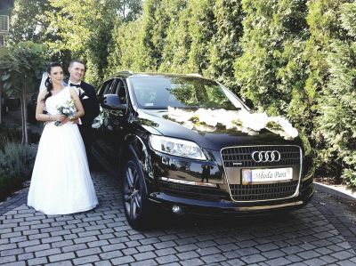 Samochód do ślubu - Oświęcim czarny Audi Q7 