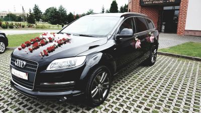 Samochód do ślubu - Oświęcim czarny Audi Q7 