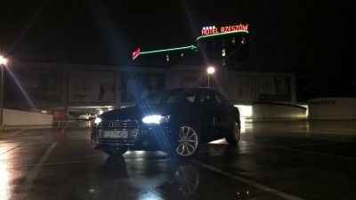 Samochód do ślubu - Rzeszów granatowy Audi A4 