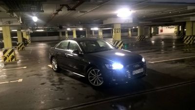 Samochód do ślubu - Rzeszów granatowy Audi A4 