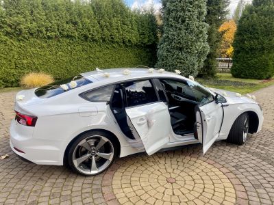 Samochód do ślubu - Siewierz biały Audi A5 2020 