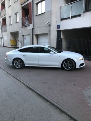 Samochód do ślubu - Warszawa biały Audi A7 S-LINE QUATTRO 3.0