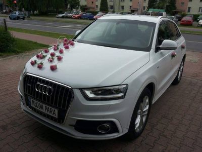 Samochód do ślubu - Wyszkow biały Audi Q3 2.0