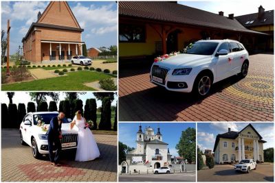 Samochód do ślubu - Sandomierz biały Audi Q5 250km