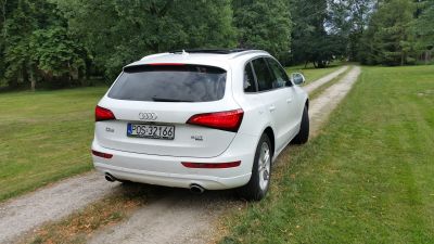Samochód do ślubu - Ostrów Wielkopolski biały Audi Q5 