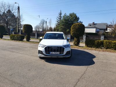Samochód do ślubu - Katowice biały Audi Q7 45tdi