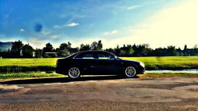 Samochód do ślubu - Jasienica czarny Audi A4 b7 Sline 