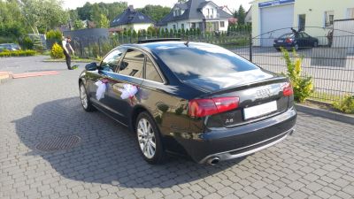 Samochód do ślubu - Słupsk czarny Audi A6 