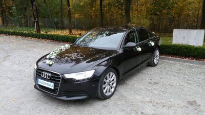 Samochód do ślubu - Pabianice czarny Audi A6 2000