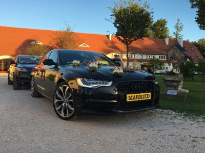 Samochód do ślubu - Wałbrzych czarny Audi A6 c7 3.0 