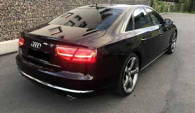 Samochód do ślubu - Kraków czarny Audi A8 