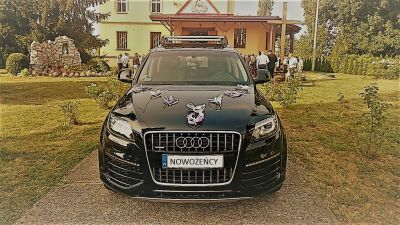 Samochód do ślubu - Kraków czarny Audi Q7 