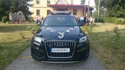 Samochód do ślubu - Kraków czarny Audi Q7 
