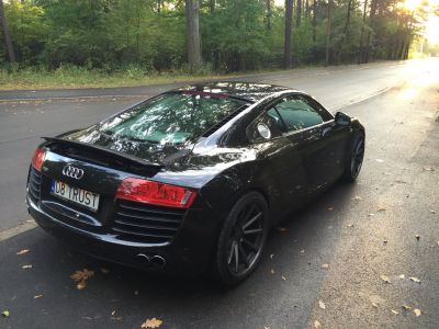 Samochód do ślubu - Mielec czarny Audi R8 4200