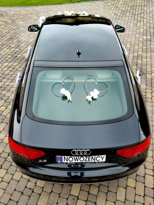 Samochód do ślubu - Kije granatowy Audi A5 sportback 