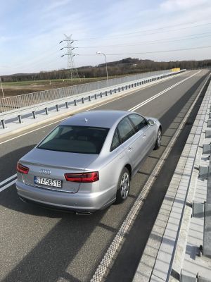 Samochód do ślubu - Pyrzowice srebrny Audi A6 Ultra 
