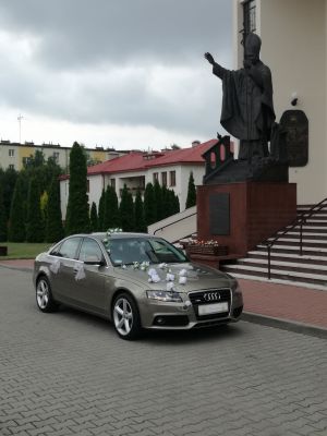 Samochód do ślubu - Zamość złoty Audi A4 