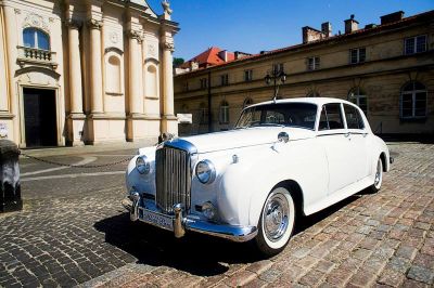 Samochód do ślubu - Warszawa biały Bentley S1 
