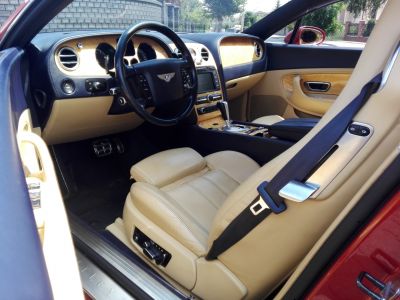 Samochód do ślubu - Rzgów czerwony Bentley CONTINENTAL GT 6,0 V 12