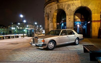 Samochód do ślubu - Warszawa złoty Bentley Eight V8