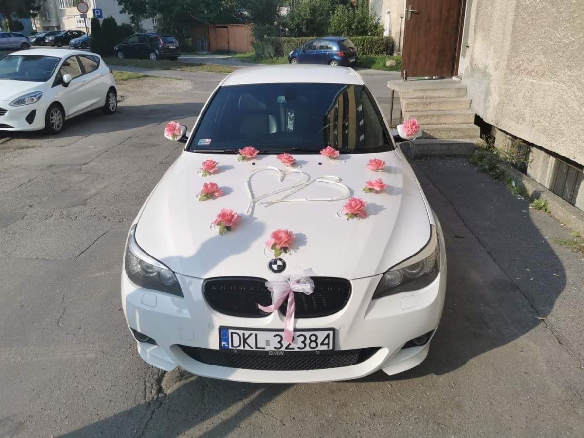 Samochód do ślubu - Polanica-Zdrój biały BMW E60 