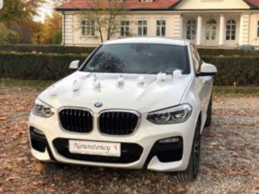 Samochód do ślubu - Siewierz biały BMW X4 3.0