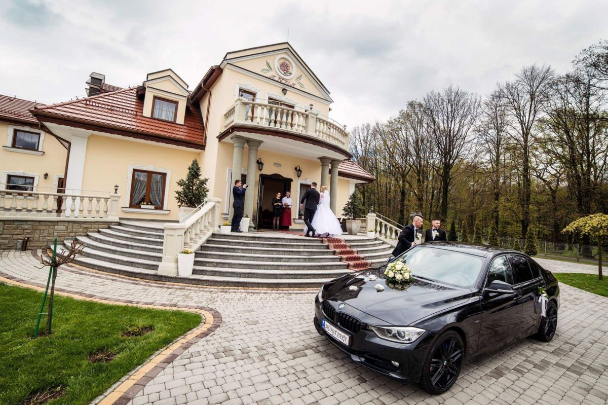 Samochód do ślubu - Jastrzębie-Zdrój czarny BMW 328i 300 KM