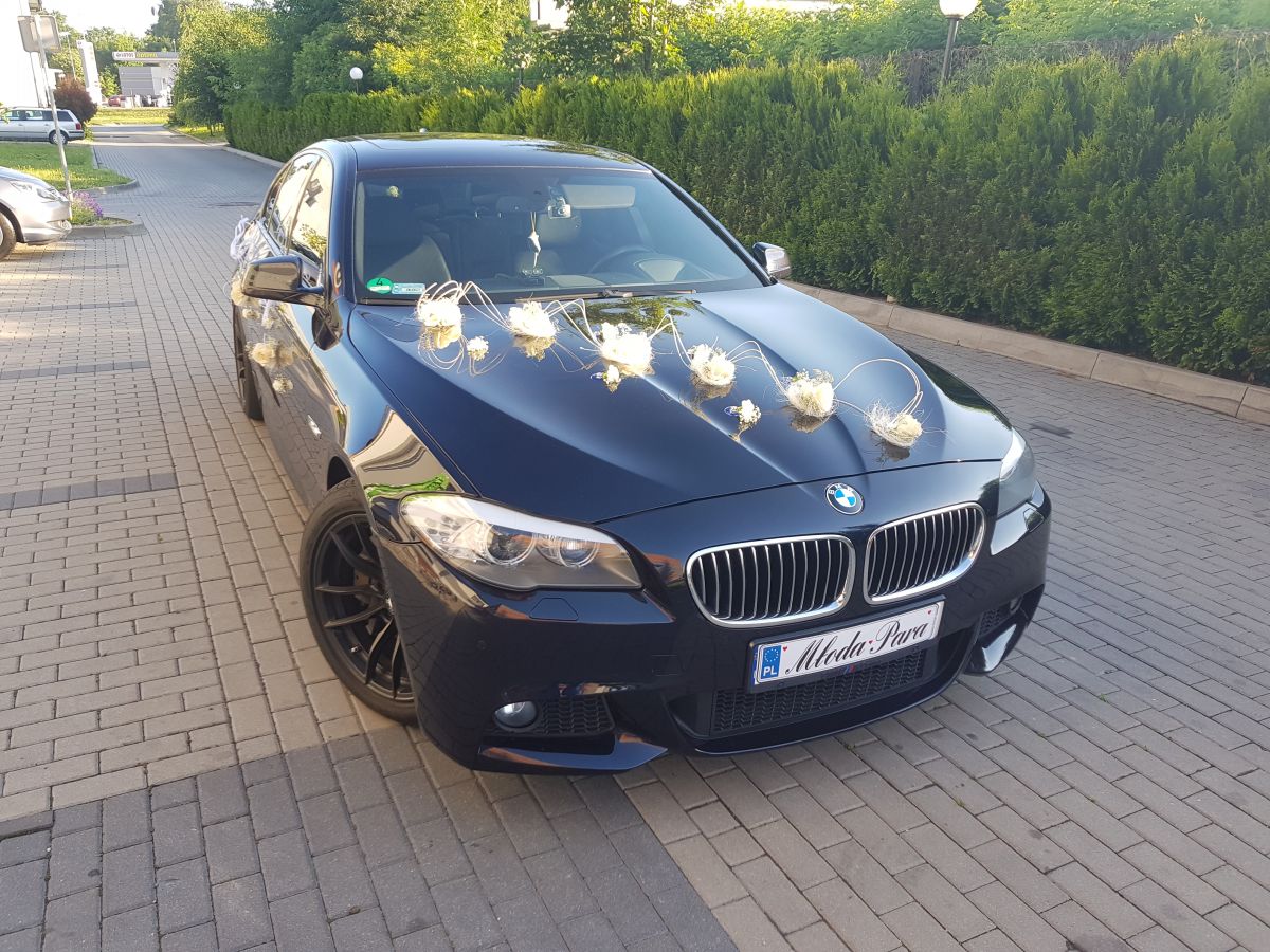 Samochód do ślubu - Gniewkowo czarny BMW F10 535 m-pakiet 535