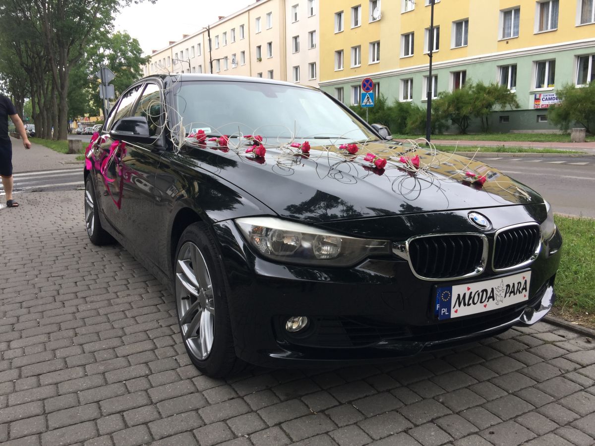 Samochód do ślubu - Lublin czarny BMW seria 3 f30 328i