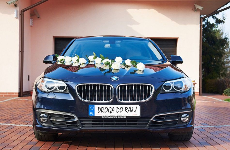 Samochód do ślubu - Radom granatowy BMW F10 520 