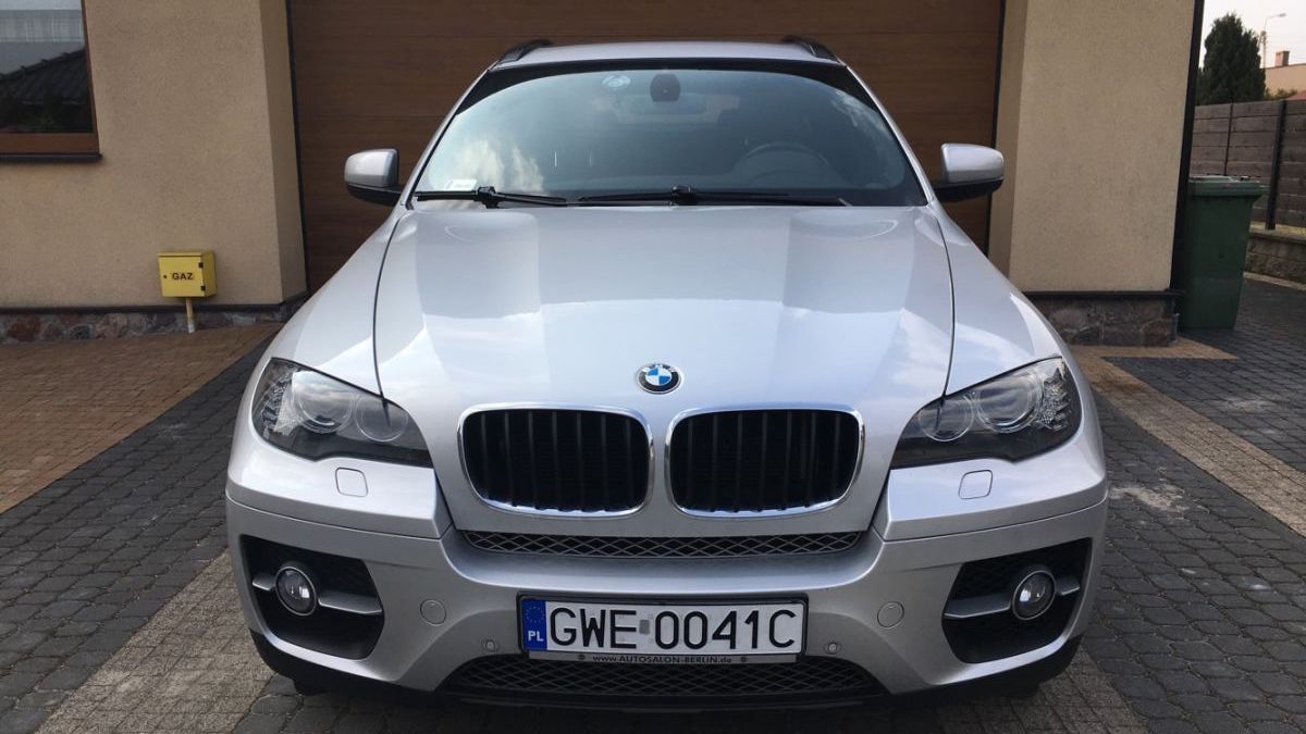 Samochód do ślubu - Wejherowo srebrny BMW X6 