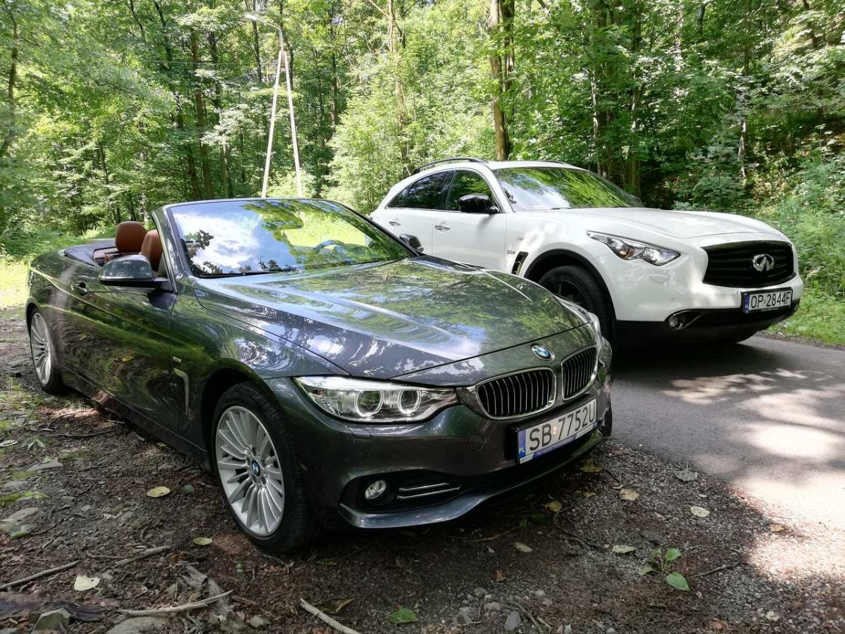 Samochód do ślubu - Czechowice-Dziedzice szary BMW 4 
