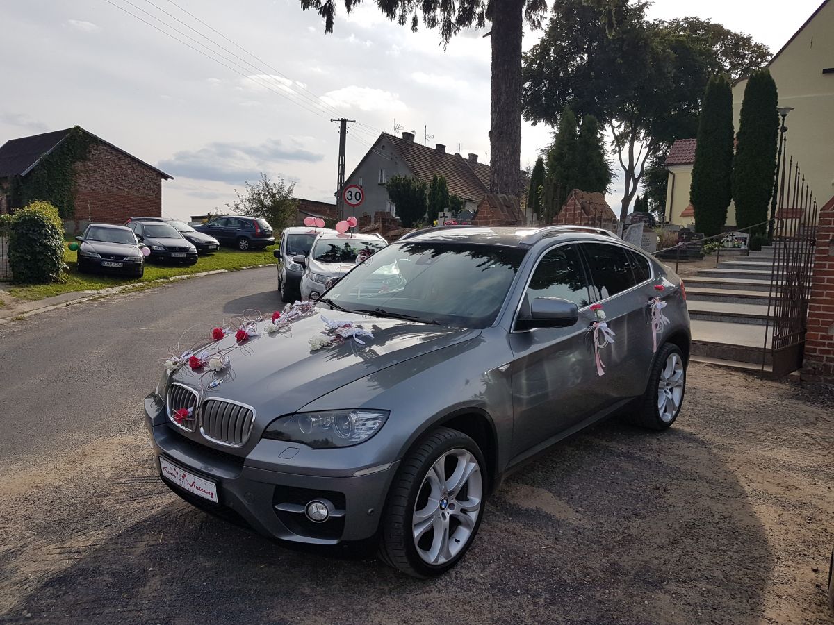 Samochód do ślubu - Górale szary BMW X6 e71 