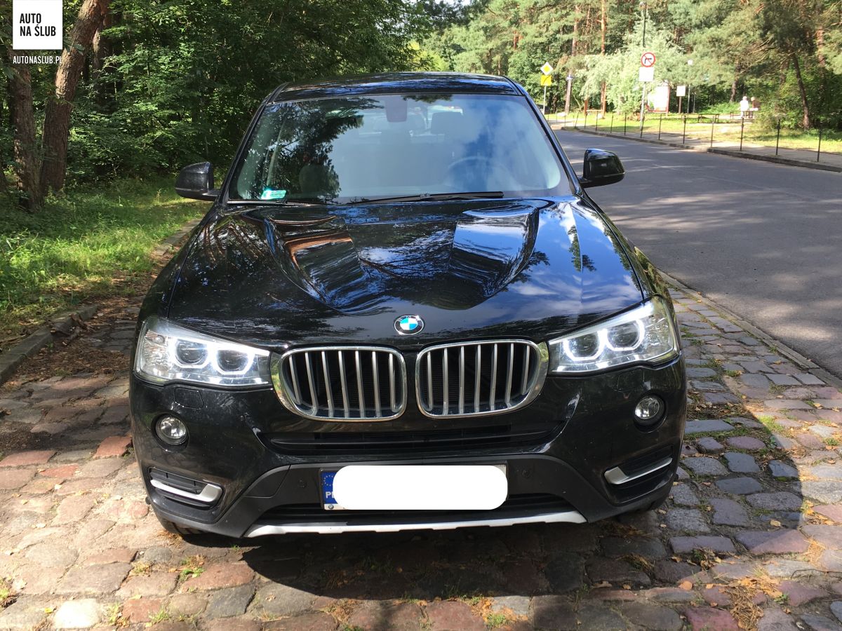 BMW X3 XLine Auto do ślubu, samochód do ślubu