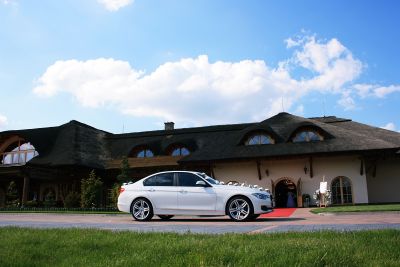 Samochód do ślubu - Bielsko-Biała biały BMW F30 