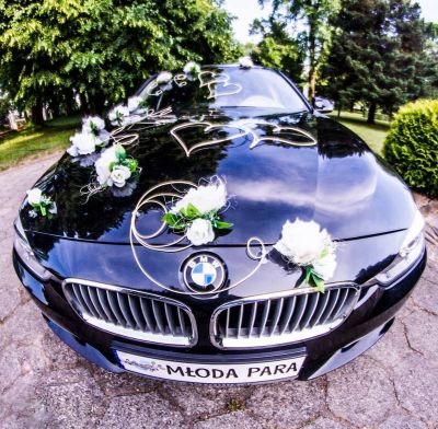Samochód do ślubu - Radymno czarny BMW F30 Modern 