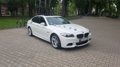 Samochód do ślubu - Warszawa biały BMW 535 3.0