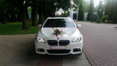 Samochód do ślubu - Warszawa biały BMW 535 3.0