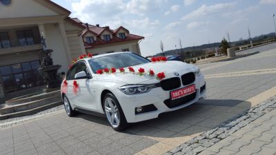 Samochód do ślubu - Kraków biały BMW G20 