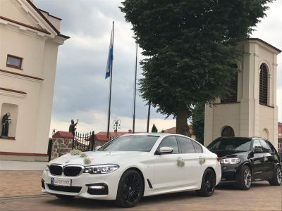 Samochód do ślubu - Białystok biały BMW G30 5 