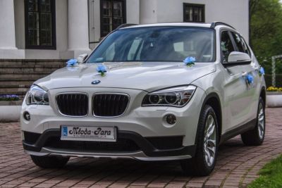 Samochód do ślubu - Kraków biały BMW X1 
