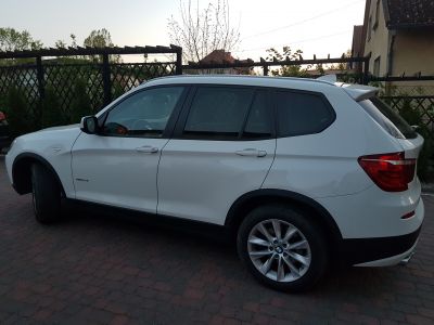 Samochód do ślubu - Olsztyn biały BMW X3 